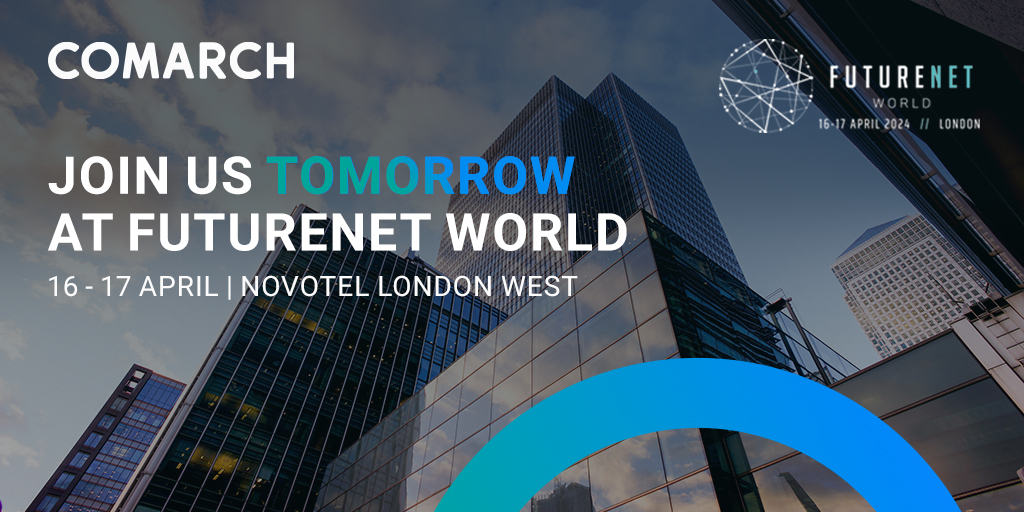🔔 #FutureNetWorld 2024 in London starts tomorrow. Be sure to visit our stand and to join Michał Oporowski for the “Network-centric to service-centric operating models: The model for growth?” discussion panel. We can’t wait to meet. Learn more: bit.ly/3vDZAIp