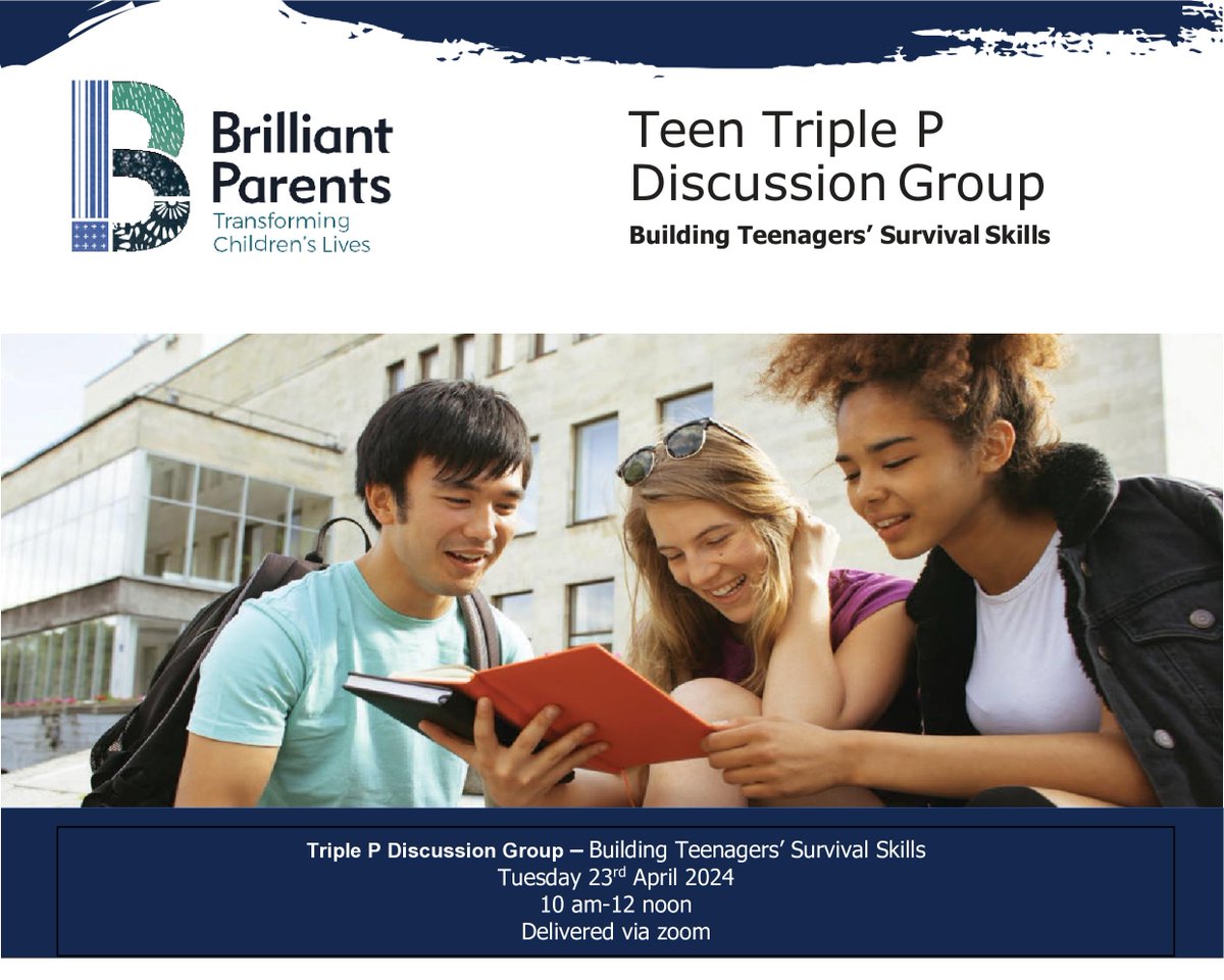 This group #workshop looks at reasons why #teenagers can get into trouble & gives some practical suggestions to help you teach your teenager how to anticipate & manage problem situations. 

FREE for parents in @Brent_Council, @harrow_council, & @LBHF.