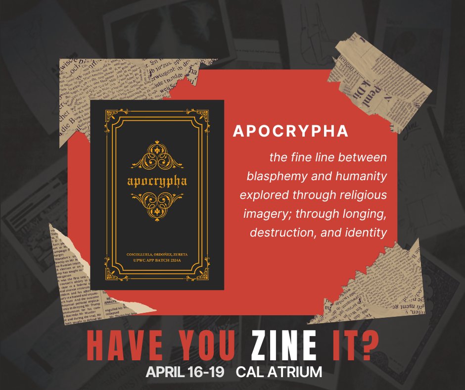 UPWritersClub's tweet image. FRESH OFF THE PRESS!
Six brand new zines will be featured in our Public Zine Library!

#WriteBack
#LITUP2024
#ThisVerseIsOurs