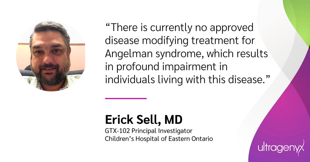 We are pleased to announce new positive expansion data from the Phase 1/2 study of GTX-102 for the treatment of #AngelmanSyndrome. Read the full press release: ir.ultragenyx.com/news-releases/…