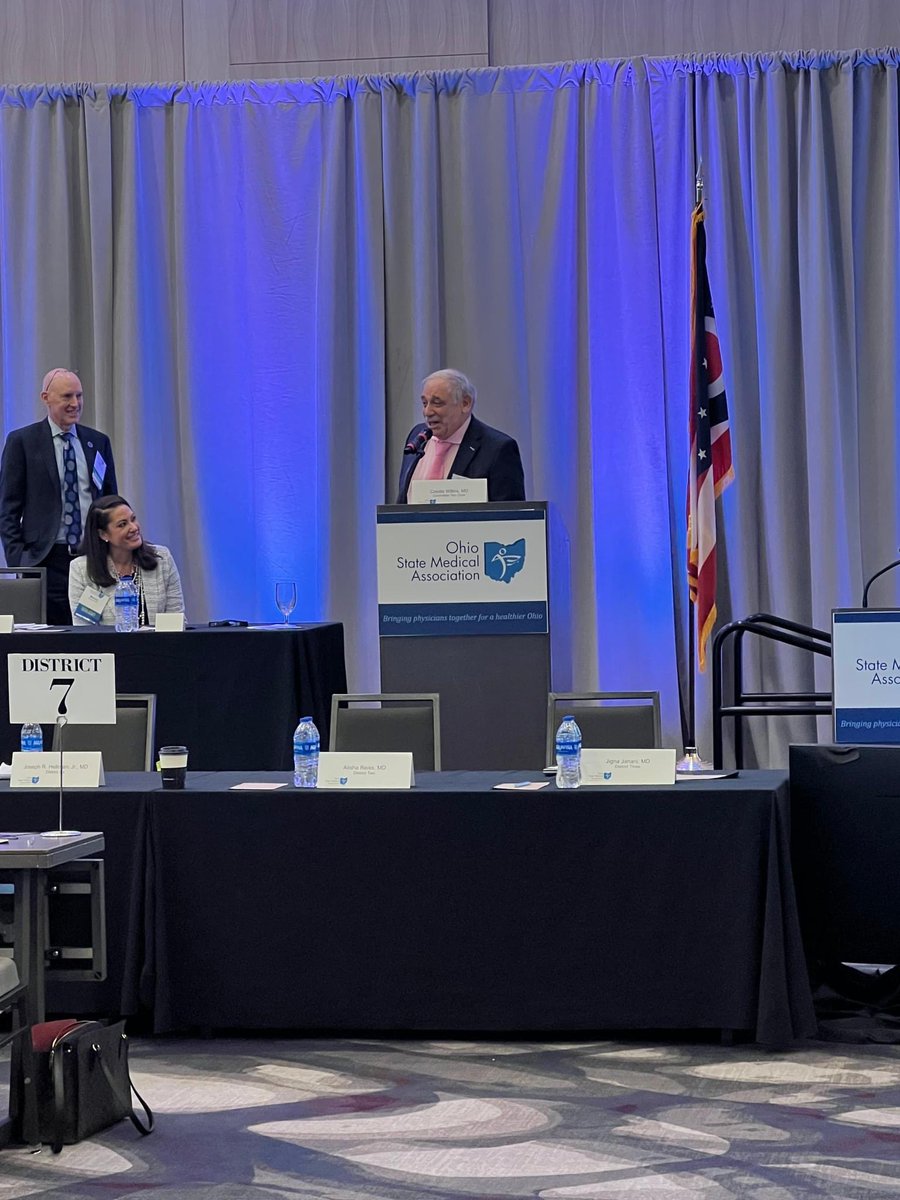 OhioMedicine's tweet photo. At Annual Meeting, OSMA named Dr. William Sternfeld the 2023 OSMAPAC Donor of the Year. Dr. Sternfeld, who previously served as OSMA President and currently serves on the OSMAPAC Board, has demonstrated a strong commitment to supporting and empowering OSMA's advocacy.
#OSMAction https://t.co/2U1tFR4k5Z