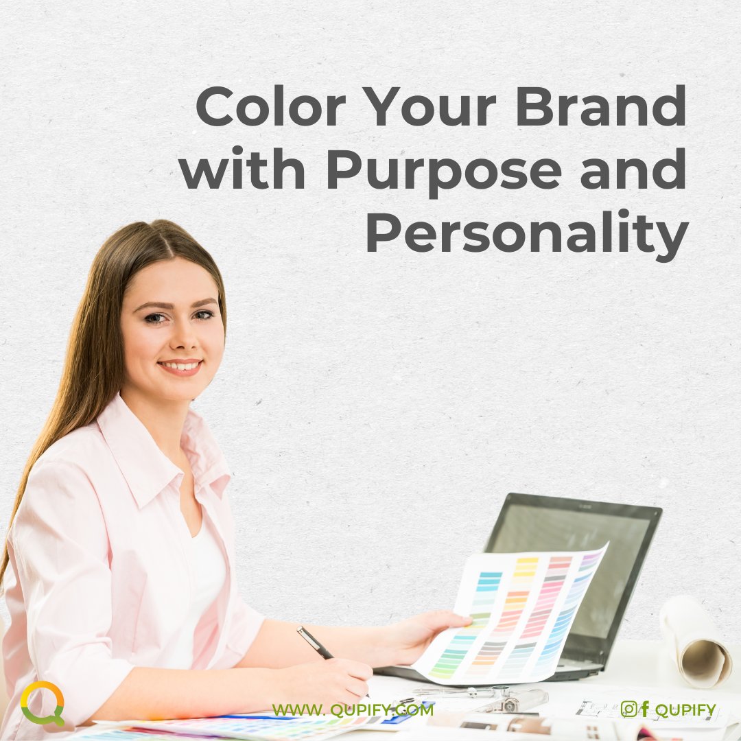 🎨 Colors do more than just decorate; they communicate. The right color palette can convey your brand's personality and values at a glance. Learn how to choose colors on our site. 🌐 qupify.com 📧 hello@qupify.com #BrandIdentity #ColorTheory