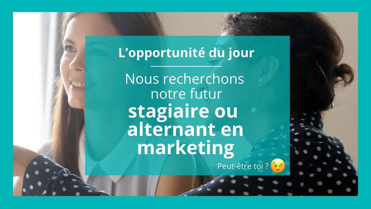 smspartner's tweet image. 🔍 Tu cherches un stage ou une alternance pour la rentrée ?

💡 Nous recherchons pour nos plateformes #SMSPartner, #VoicePartner, #MailPartner, notre prochain stagiaire ou alternant en marketing pour la rentrée