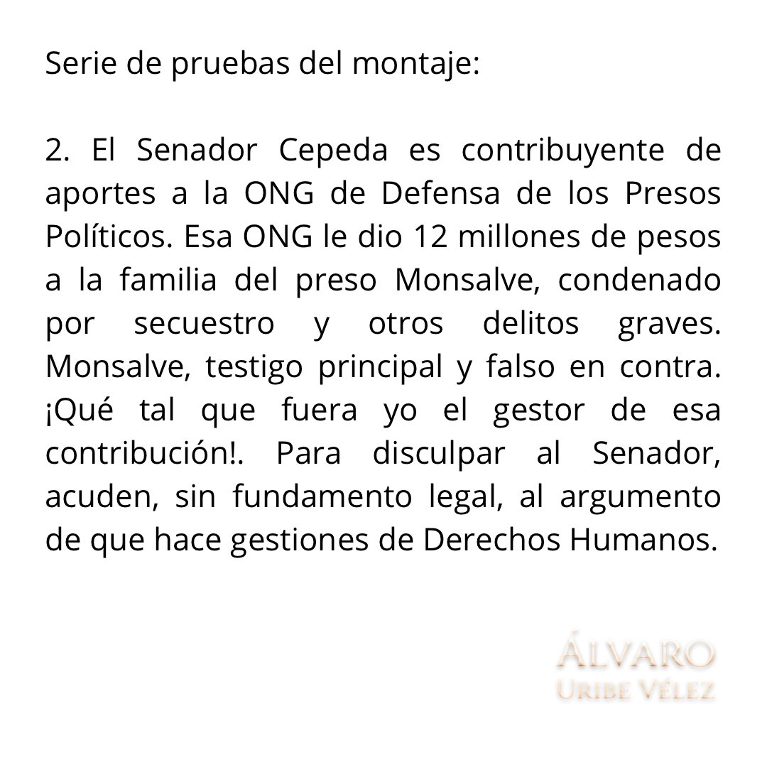 Álvaro Uribe Vélez tweet media