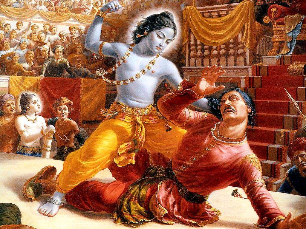 Though the wicked may seem to prosper for a while, in the end they are destroyed utterly. #Mahabharata