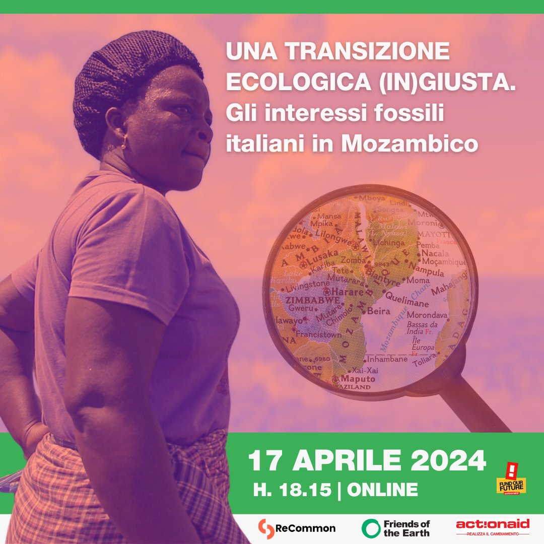 🔴Il gas per i Mozambicani è una maledizione, per “noi” è un asset strategico per la sicurezza energetica, o almeno questo è quello che ci racconta il nostro governo, sostenuto dalla fame europea di energia. Ma quali sono gli impatti dell’estrazione del gas? Quali gli interessi