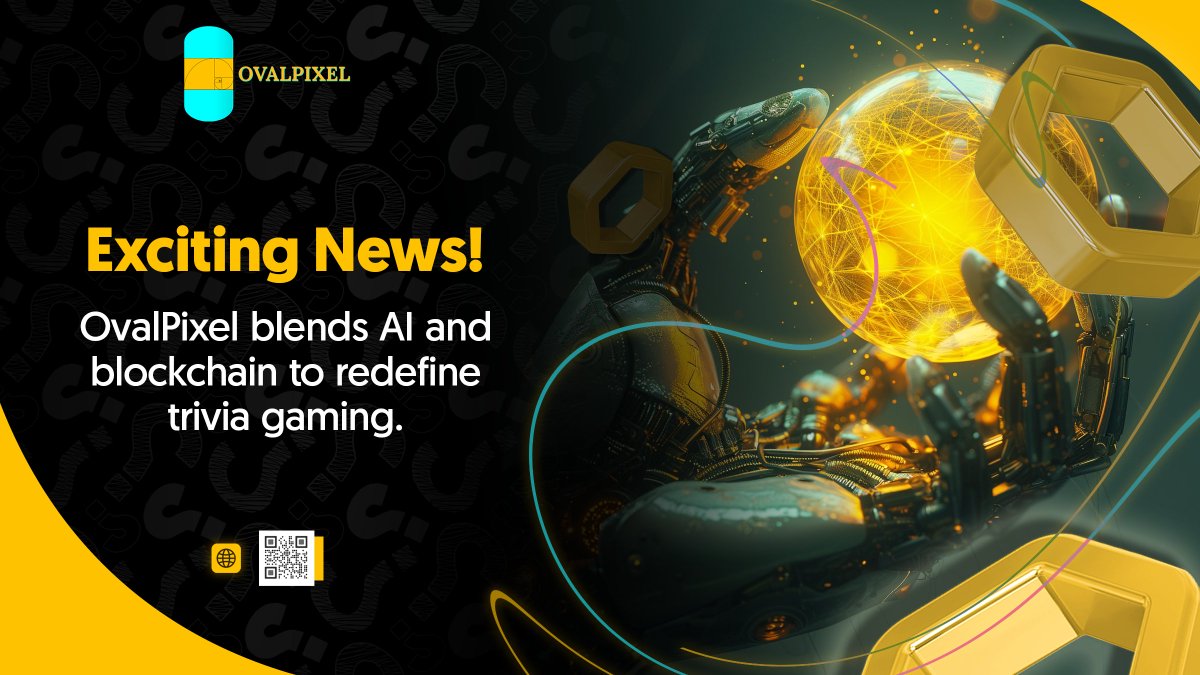 🚀 Exciting news! OvalPixel blends AI and blockchain to redefine trivia gaming. Get ready for endless trivia fun with rewards! Check it out now: ovalpixel.com