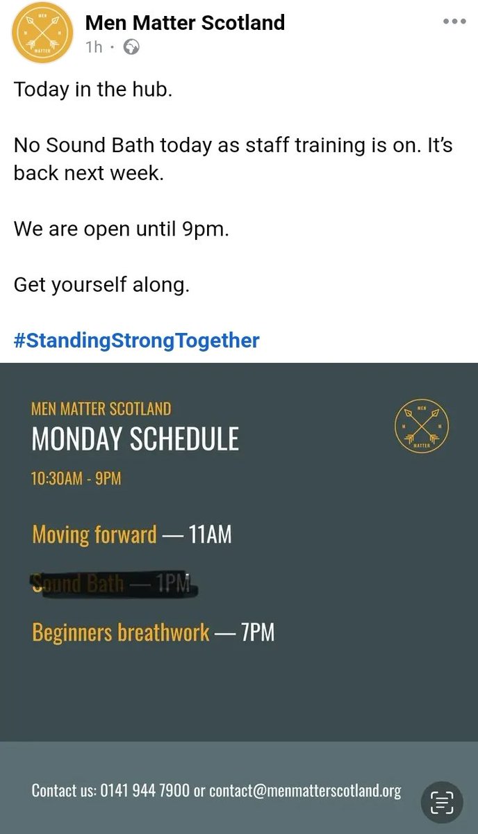 Today at the hub. #standingstrongtogether