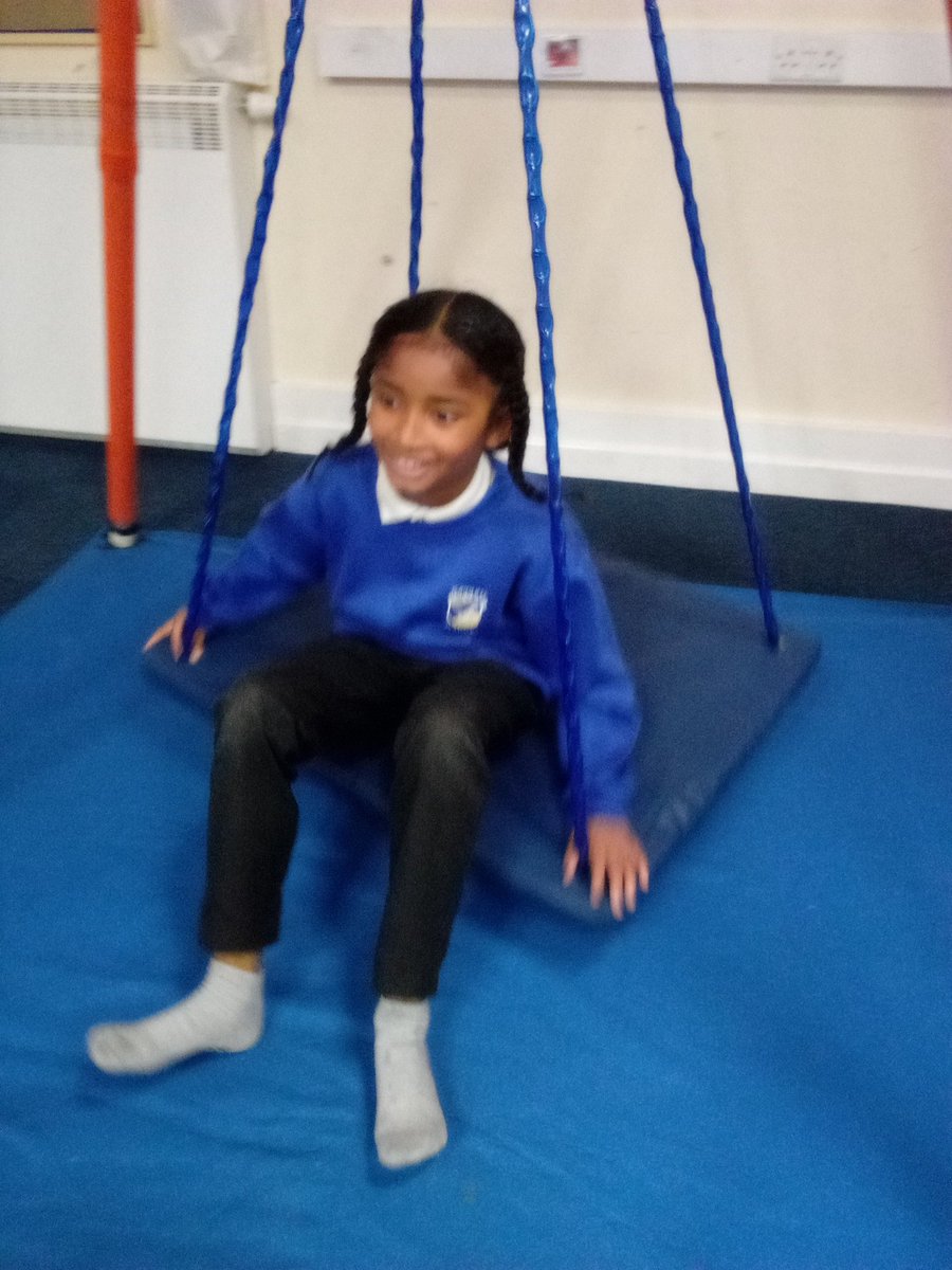 Lilliestop's tweet photo. Lilies enjoyed using the therapy swing this morning swinging and spinning @Topcliffeschool https://t.co/3n2lpntaER