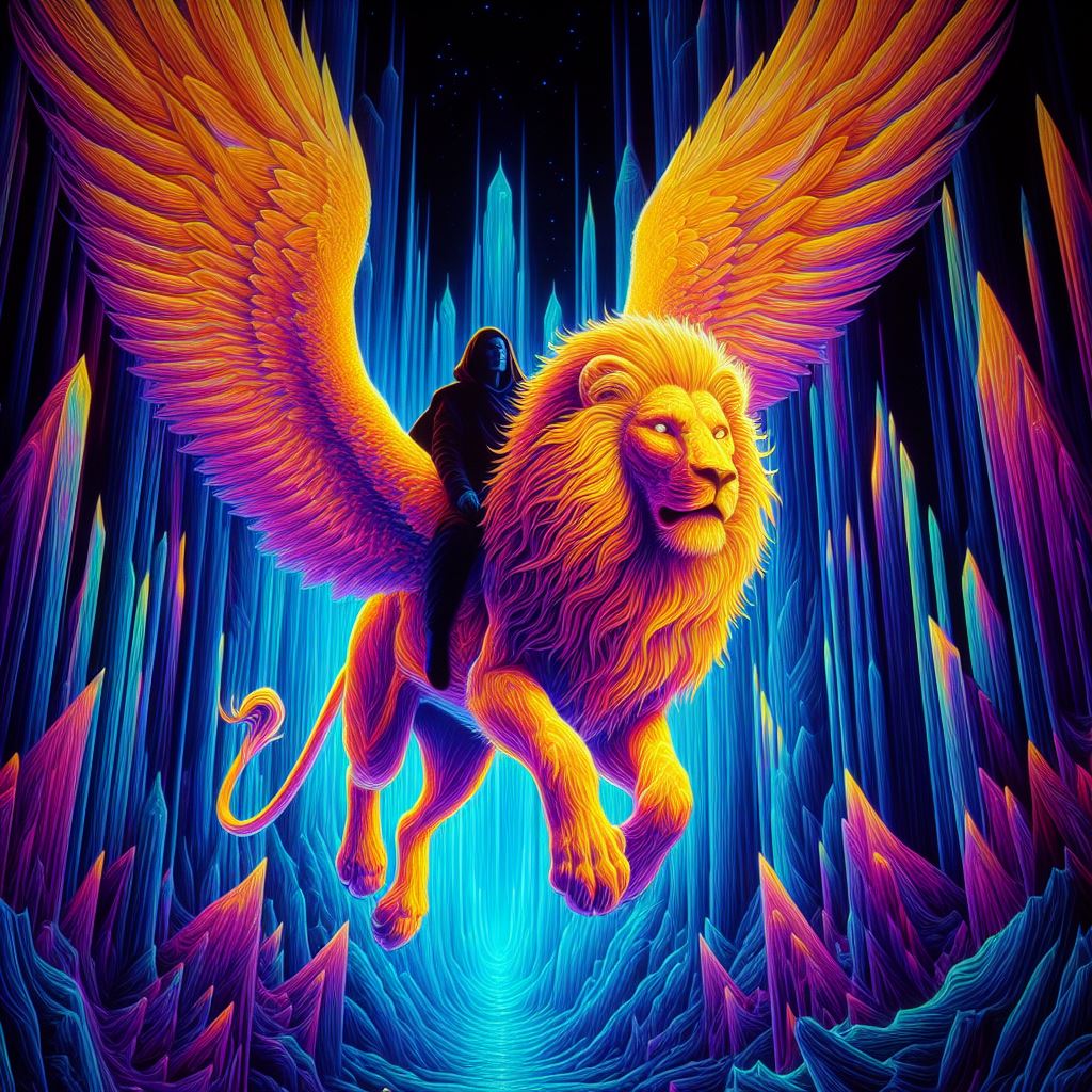 Winged Lion #DALLE3 #AIart #aiartcommunity #AIArtwork #Digitalart #etsy #MondayMorning #Mondayvibes #mondaythoughts #MondayMotivation Good Monday #MondayFunday #MondayFeeling #HappyMonday #Goodmonday New Week #illustration #artsy #beautiful #creative #MondayMood