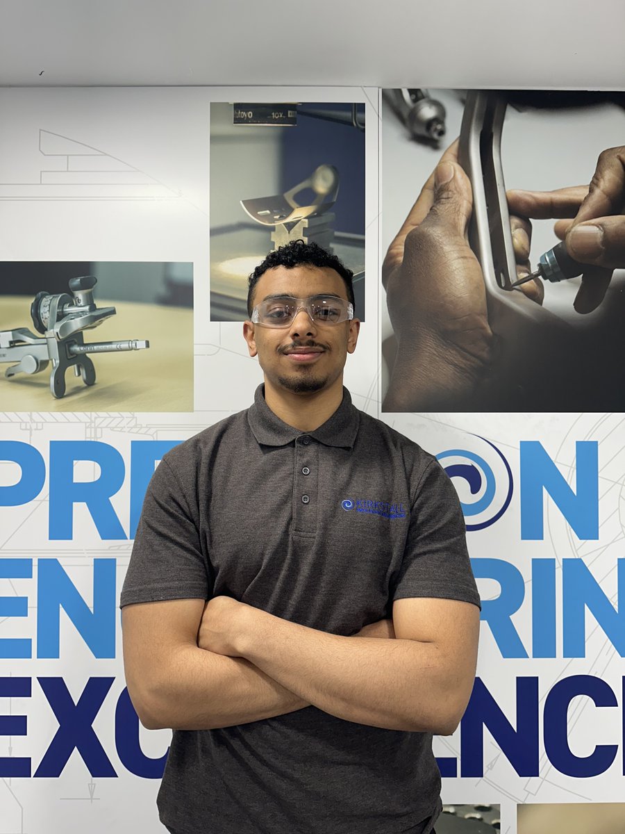 We're thrilled to welcome haythem Adem, a fresh Mechanical Engineering graduate, to the Kirkstall Precision Engineering family! 🔧 Over the coming year, Haythem will embark on an exciting journey through all our core departments.