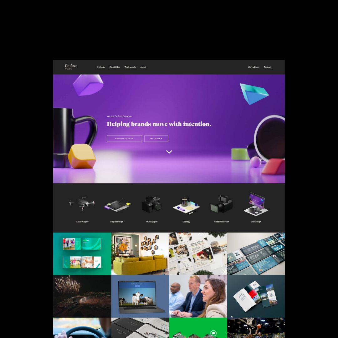 Another project completed. A digital agency with flare needed a website to showcase their services and their fun brand! Have a look here: wigglecreative.co.uk/project/define…

#webdesign #daretoshare #websitedesigner