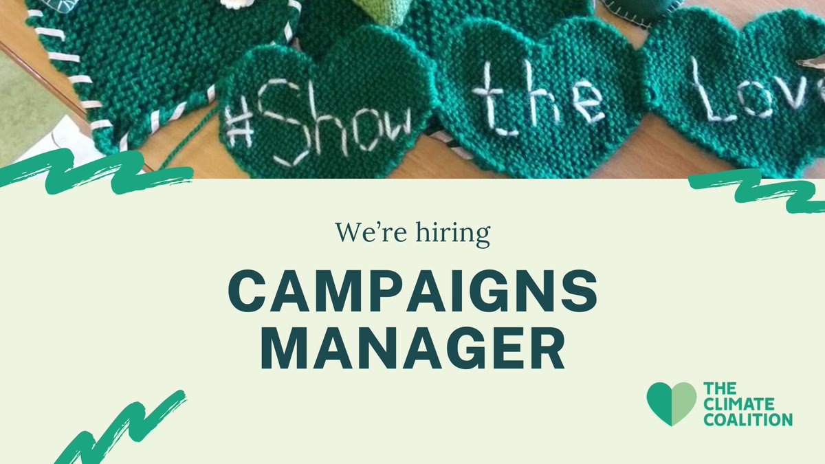 🔔 We're hiring a Campaigns Manager 🔔 💼 Employment type: Full time 📍 Location: Remote within the UK - with occasional travel to London ⏰ Application deadline: Friday 26th April Learn more about the role, and apply, here 👉 app.beapplied.com/apply/p6szefkg…