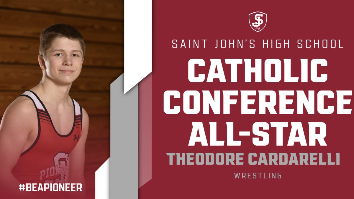 SJHS_PioneersAD's tweet photo. Congratulations to our Catholic Conference Wrestling All-Stars
Landan Gray, Theodore Cardarelli, Jonathan McMahon, &amp; Noah Miles 
@StJohnswrestlin @SJShrewsbury @tgsports @BostonHeraldHS @GlobeSchools https://t.co/juy2wRlRde