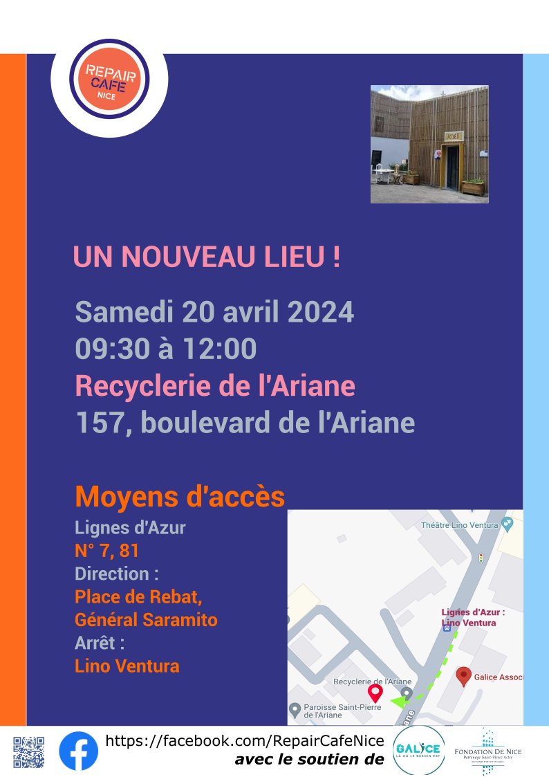 Une nouvelle adresse ! Une première à la Recyclerie de l'Ariane, 157 boulevard de l'Ariane !