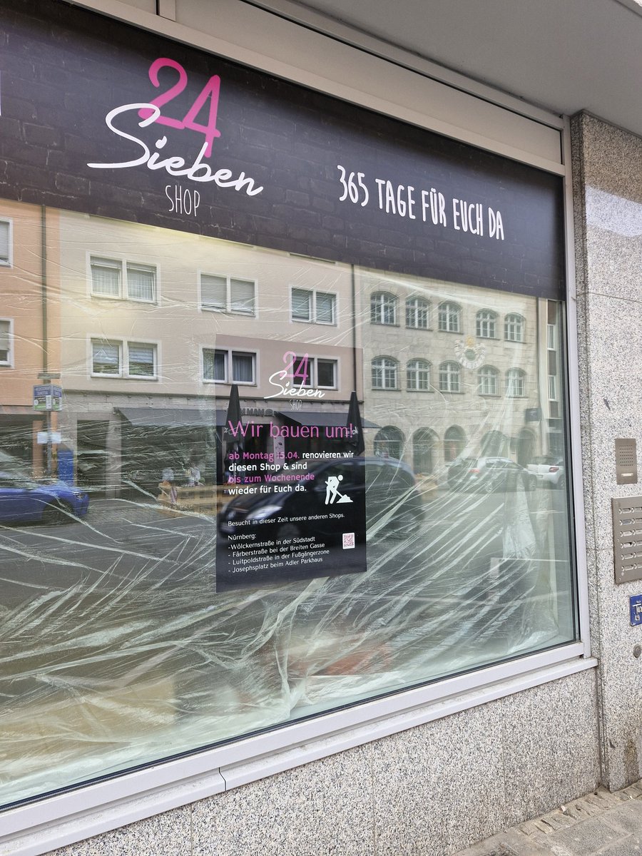 Bardnet's tweet photo. #24Sieben Shop in der Inneren Laufer Gasse baut diese Woche um #Nürnberg https://t.co/jRgtfeMi65
