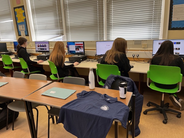ArdAcadCompBus's tweet photo. Trailblazers Go Create - fun activities "hacking" websites. #ambition, #cyberFirst, #Cyber, #GCHQ, #NCSC https://t.co/UcG4hOAiYE
