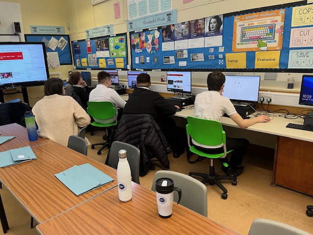 ArdAcadCompBus's tweet photo. Trailblazers Go Create - fun activities "hacking" websites. #ambition, #cyberFirst, #Cyber, #GCHQ, #NCSC https://t.co/UcG4hOAiYE