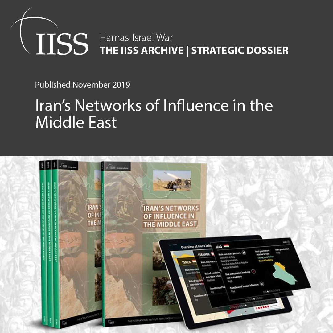 IISS Archive | Publication 2019: The IISS examines how Iran projects its influence in the Middle East through a variety of complex relationships with regional partners. The 18-month long study, is based on field work, interviews and open source analysis. go.iiss.org/45K8nED