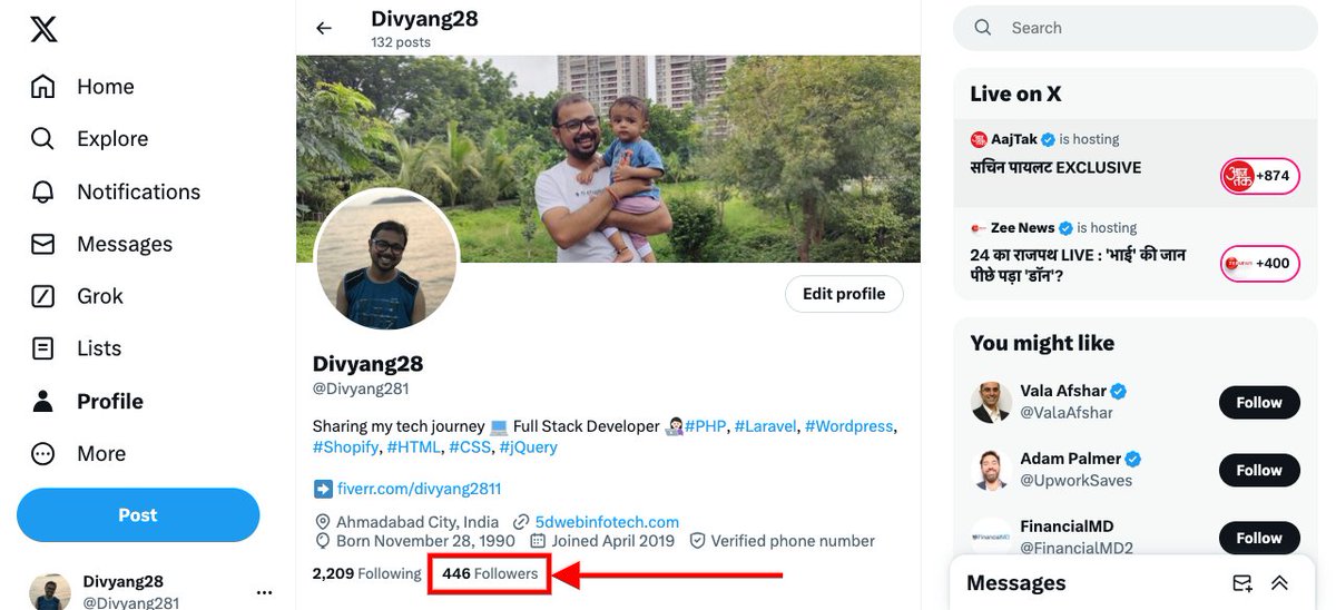Divyang281's tweet photo. Can I finaaaaaly crack 500 followers?

I'm looking to #connect  with people who are interested in... 

🌐 Creators 
🧑‍💻Micro SaaS
💼 Freelancers
 🏖️ Digital Nomad  
🧍 Solopreneurship 
🔨 Building in Public
🚀 Startups Founders

Introduce yourself and let’s gooo! 👏👏 https://t.co/zI1wRfm5px