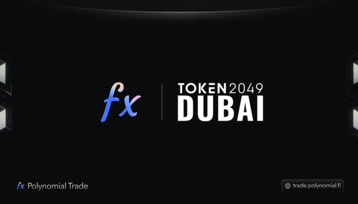 🛫 Meet the Polynomial Team in Dubai during @token2049 and at various side events. Let's connect and discuss the future of trading perps onchain 📨 To schedule a meeting in advance, feel free to DM us here on Twitter or contact @gauthamzzz