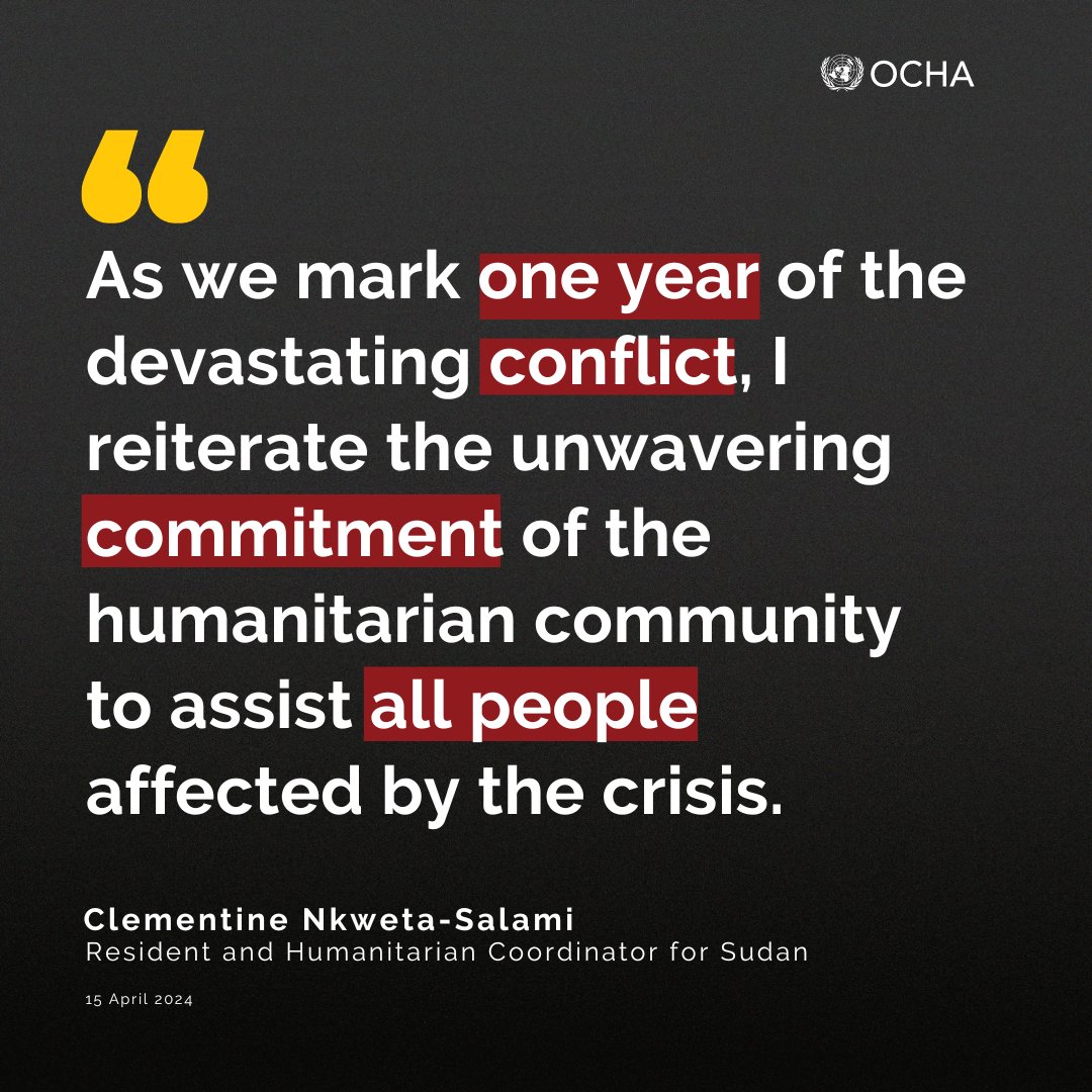 '#Sudan has become one of the world’s worst humanitarian tragedies in recent memory and one of the largest internal displacement crises globally, Famine now looms' @CNkwetaSalami urges the international community not to forget the people of Sudan Read🔗bit.ly/49CqFtm