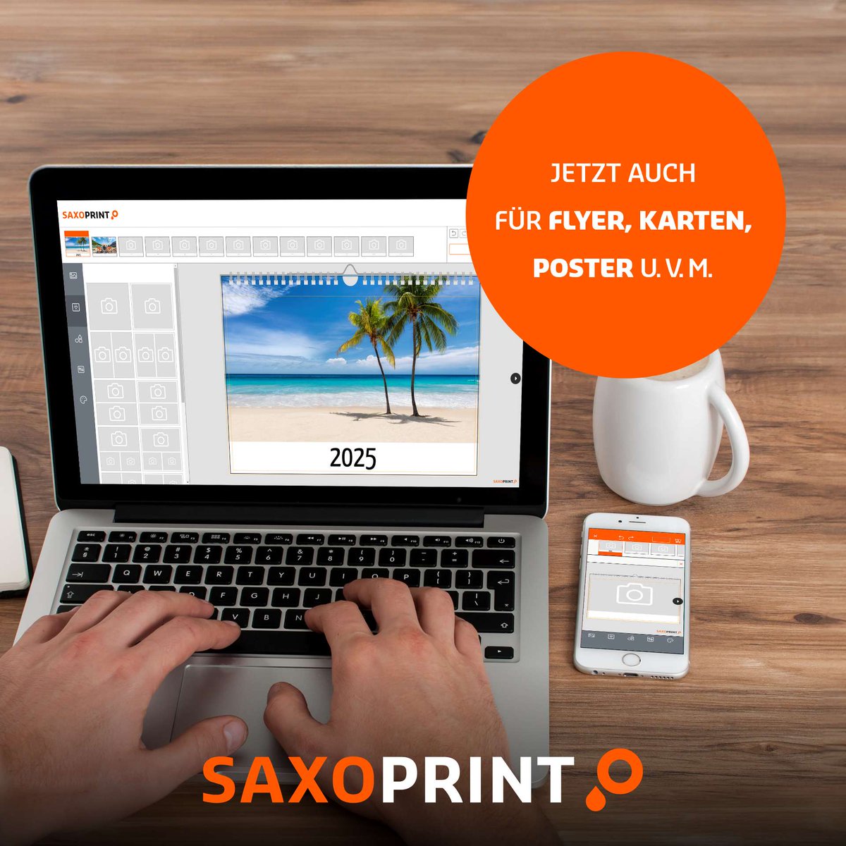 Hast du schon unseren brandneuen Online-Designer getestet? Ab sofort gestaltest du Flyer, Folder, Visitenkarten, Kalender, Poster und mehr direkt im Browser – auch auf dem Smartphone und ganz ohne teure Zusatzsoftware.
Und so funktioniert es: smpl.is/8zrwb