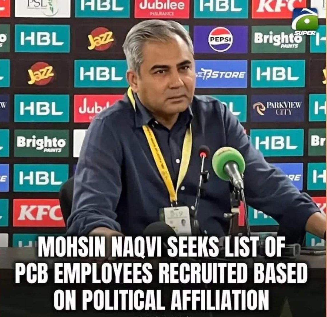 Mohsin Naqvi will fire Mohsin Naqvi.