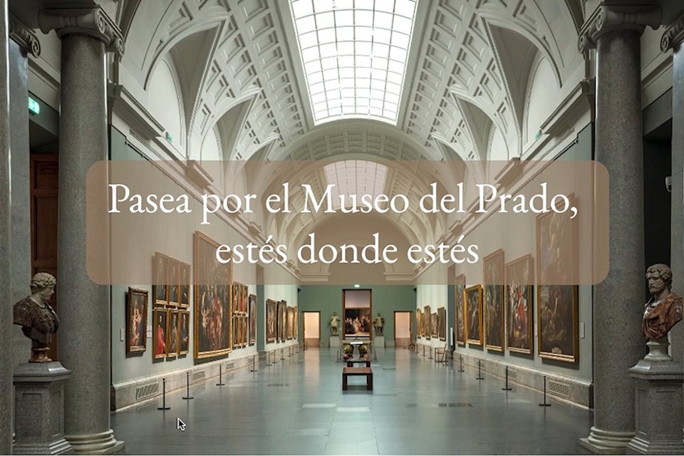 Pasea por el Museo del Prado, estés donde estés: museodelprado.es/visita-virtual…
