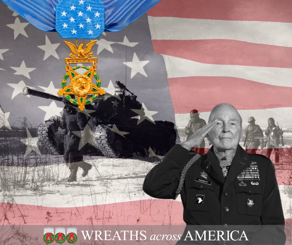 It’s #MedalofHonorMonday!

Army First Lieutenant Ralph Puckett, Jr, despite his injuries in Korea refused a medical discharge from the Army and spent another 20 years in uniform before retiring in 1971. He passed away on Monday, April 8, 2024. 

cmohs.org/recipients/ral…