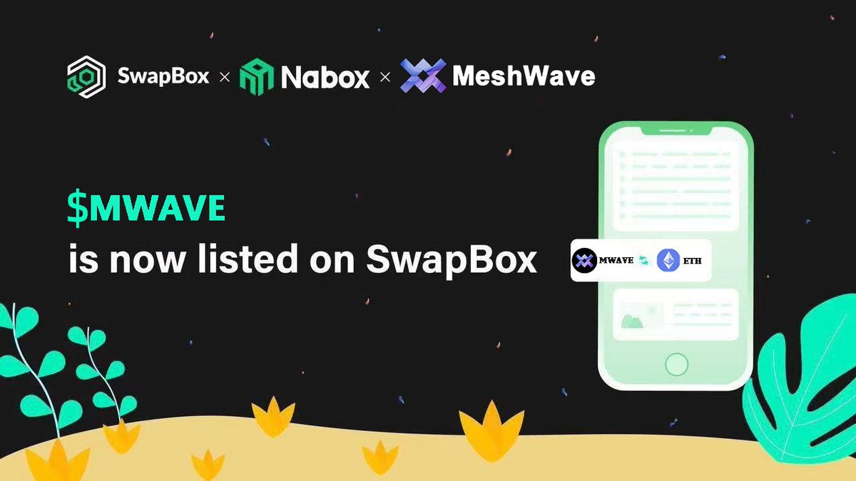 Defi_Eagle's tweet photo. 🎯 @NaboxWallet has announced the listing of @MeshWaveai on SwapBox.
🕸️ #MeshWave provides a comprehensive decentralized cloud computing solution with features catering to diverse user needs.
🔽 VISIT
https://t.co/IggD2RskmA https://t.co/ijAiAkEqtA