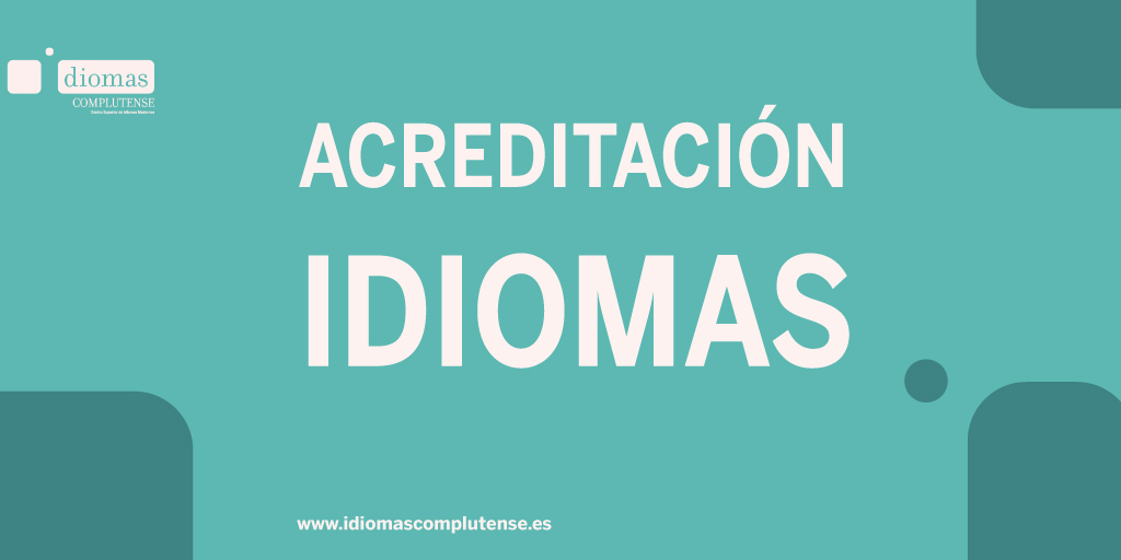 🔴ACREDITA TU NIVEL DE INGLÉS🇬🇧 EXAMENES DE ACREDITACIÓN (CON SELLO IC-CSIM) 🗓️Matrícula: hasta el 24 de abril de 2024 👉Con Sello IC-CSIM: Inglés (B1, B2, C1) ¡A qué esperas! 🔗idiomascomplutense.es/examenes/acred…