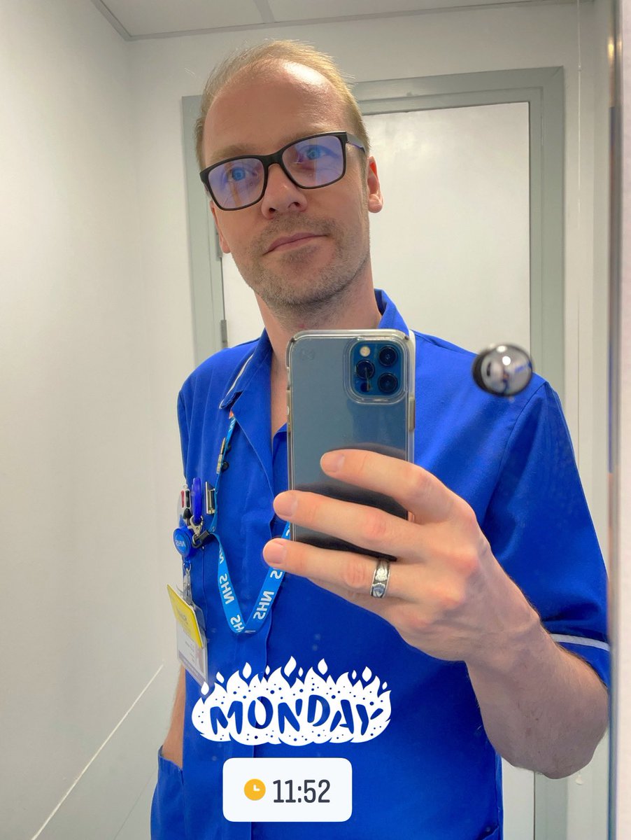 after switching my circadian rhythm from night shift to day shift
- there is no time even to shave…🤪
Have a lovely Monday everyone. 

#NurseOnDuty
#LongDayShift #NurseLife #nurse #NurseTwitter