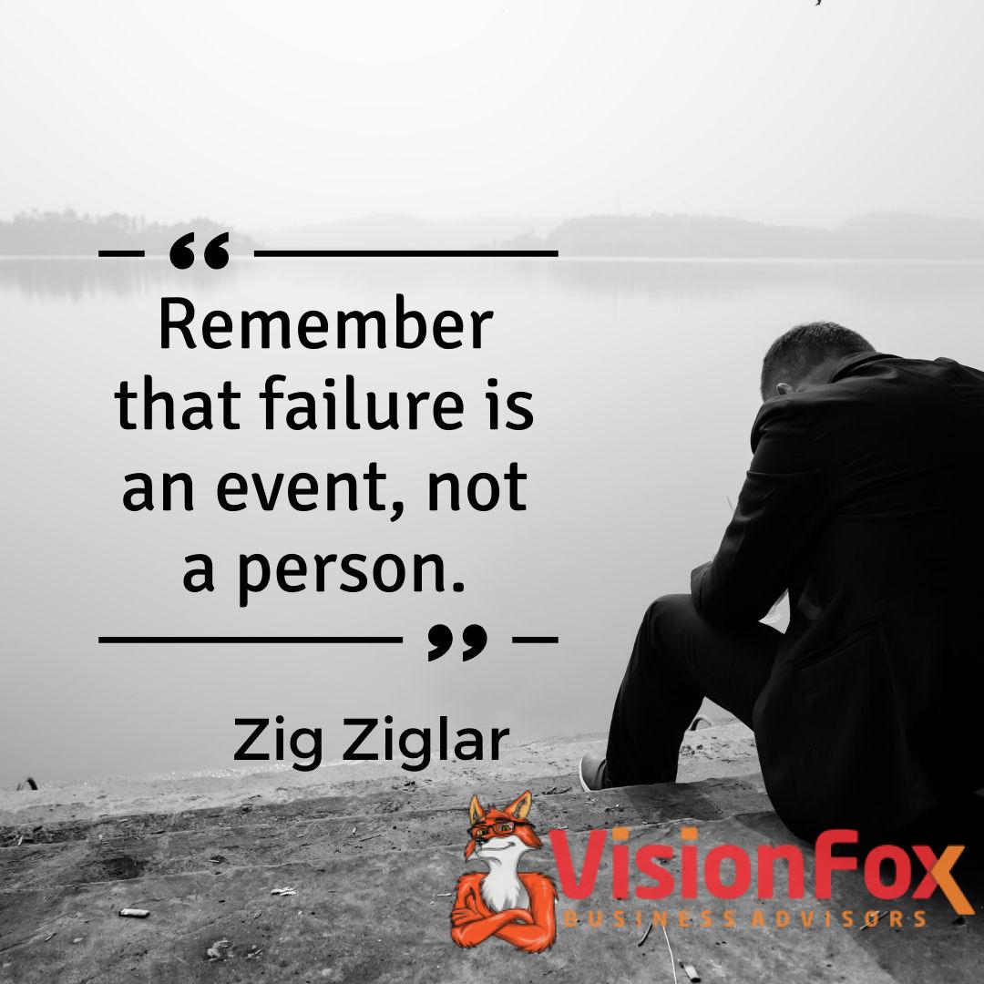 Remember that failure is an event, not a person.

~ Zig Ziglar

#moveforward #buildup