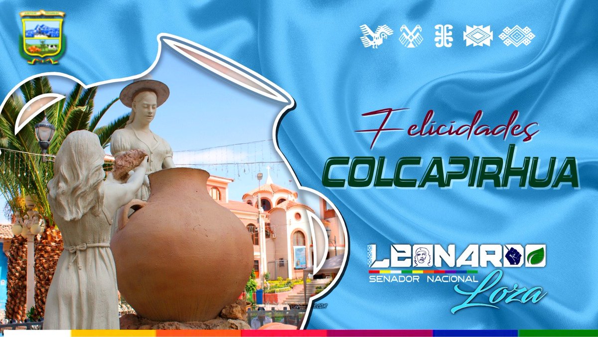 Hoy rendimos homenaje al Municipio de Colcapirhua, por sus 39 años de creación y por contribuir al desarrollo y potencial productivo del Estado Plurinacional de Bolivia.

¡Muchas Felicidades!

#LealesSiempreTraidoresNunca