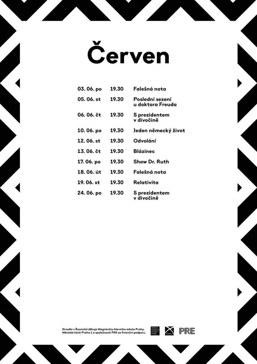 Od dnešního dne můžete vybírat z našeho červnového programu - reznicka.cz/program