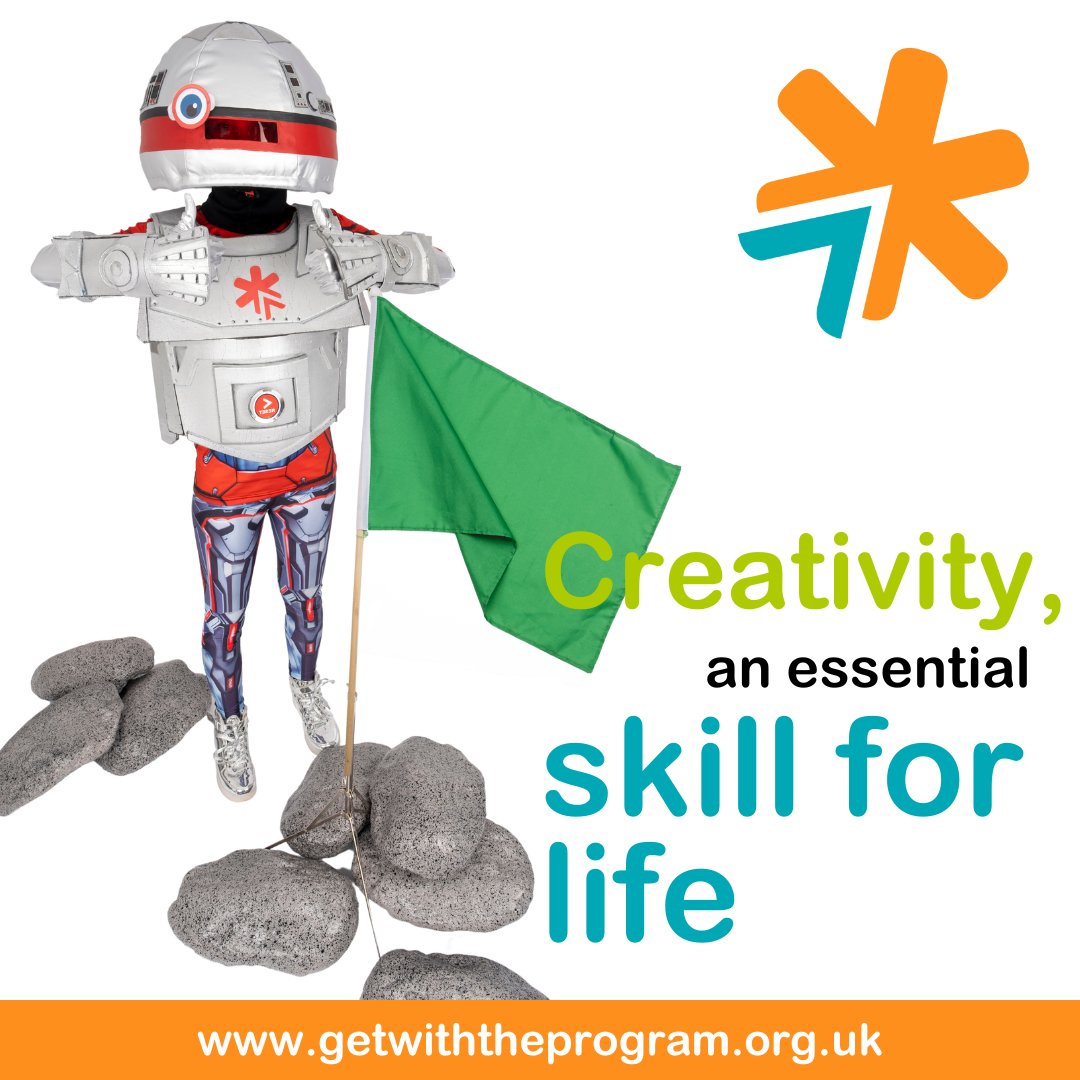 Learning through play taps into creativity & keeping this skill alive develops innovative thinking - who knows where a flash of inspiration from a wild idea can take someone!
#Creativity is built into all our #codingadventures. getintouch@getwiththeprogram.org.uk
#SkillforLife