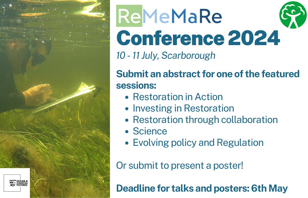 📢One month to submit your abstract for this year's ReMeMaRe Conference 2024 🟠Abstract call: lnkd.in/ek-_mjZphttps:… 🟠Tickets: site.corsizio.com/event/65e1bec3… 📍Abstracts are invited for ten-minute presentations and poster submissions. Deadline for all abstracts: 6th May 2024❗