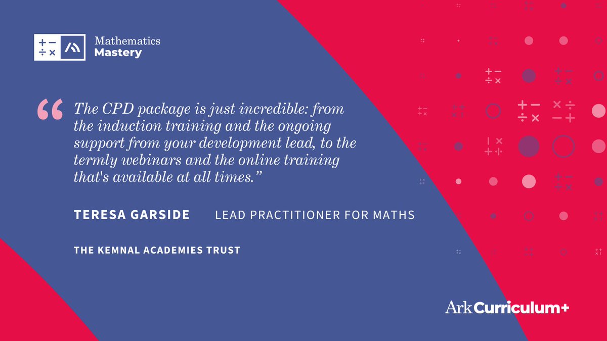 Considering spring-cleaning your approach to CPD? Mathematics Mastery Primary includes flexible, actionable CPD including targeted support to develop subject knowledge, pedagogy, curriculum design, assessment and more! Explore: ow.ly/MkmF50ReKF8 #mathsCPD #mathspedagogy