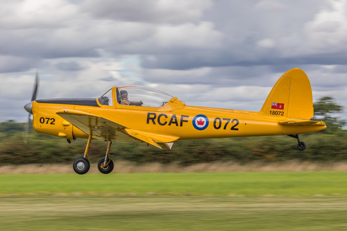 ‘De Havilland Week’ DHC-1 Chipmunk 1B-2-S5 10872 G-FCTY on finals at Little Gransden Charity Air & Car Show in August 2023…⁦@deHavMuseum⁩ ⁦@LittleGransden⁩ #aircraft #avgeek #avpics #warbirdsofinstagram #warbird #warbirds #warbirdphotography #aircraftphotography