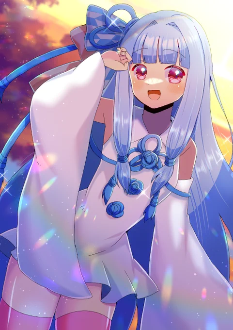 VOICEROIDの琴葉葵(衣装アレンジ)を描かせて頂きました!リクエスト有難うございます #VOICEROID #琴葉葵 