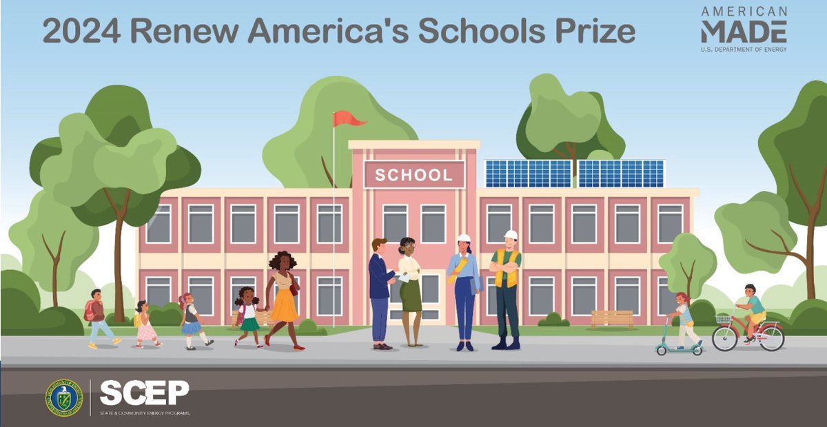 The 2024 Renew America’s Schools Prize will provide funds for facility improvements geared toward lowering utility costs, improving indoor air quality, and fostering healthier learning environments. Details: education.ohio.gov/Media/Ed-Conne…