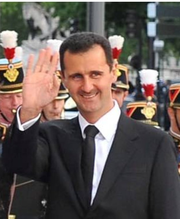 Ciao mi chiamo Assad e sono il più grande assassino di arabi della storia moderna.
L'unico motivo per cui sono ancora al potere è che faccio da vassallo a regimi ancora più diabolici del mio come quello iraniano o quello russo.

Volete sapere perché rido?