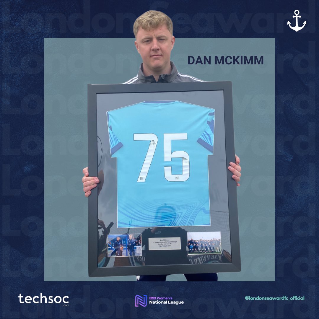 ⚓️ 75 FOR MANAGER DAN MCKIMM ⚓️

Yesterday, @danielmckimm received his 75 game framed shirt after managing our 1st Team for 75 matches (achieving this milestone on 11th Feb). Please join us in congratulating Dan on this massive achievement!

#LSFC #ComeOnYouAnchors #AnchorArmy