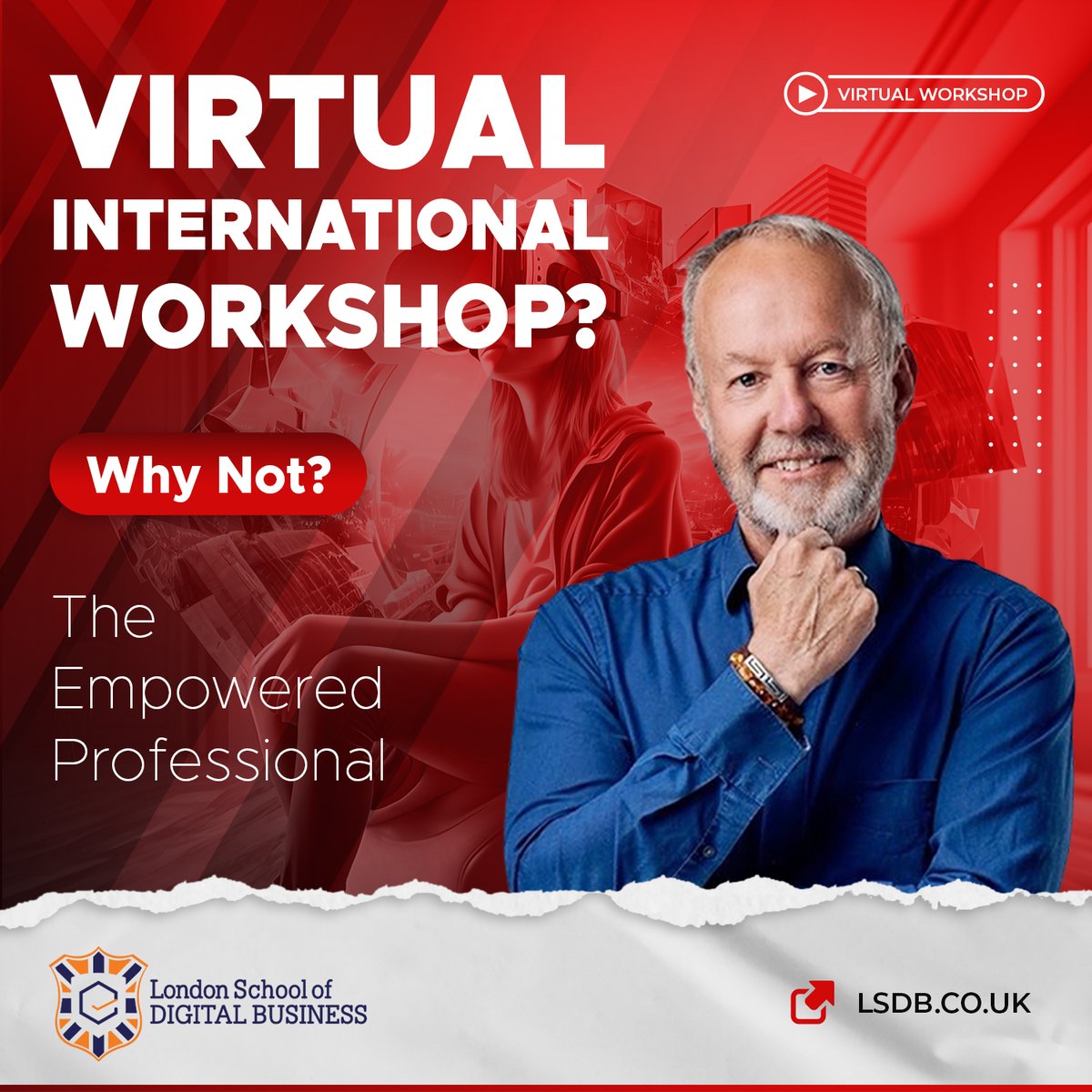 A rare opportunity for all aspiring students and professionals. Attend the 3-day international workshop by the very insightful Graham Scott.

To register visit lsdb.co.uk/events/registr…

#EmpoweredProfessional #ProfessionalDevelopment #OnlineWorkshop #CareerGrowth #LSDBUK