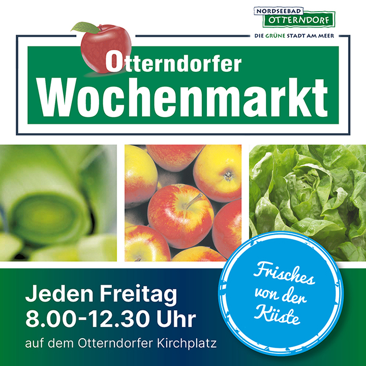 Moin.
Wo bekommst du das frische Gemüse? Freitag ist Wochenmarkt auf dem Kirchplatz Otterndorf in historischer Kulisse. Frische Produkte aus der Region, 8-12.30 Uhr. 

stadtmarkteting-otterndorf.de 
#Otterndorf #LandHadeln #wochenmarkt