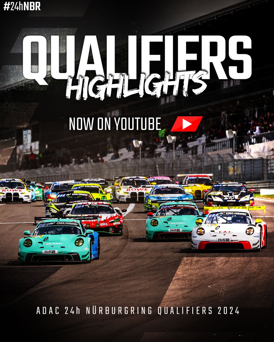 A weekend full of racing action including an intense four-car battle for P1 on Day 2 is now behind us! 🤯📷 Watch the highlights of the ADAC 24h Nürburgring Qualifiers 2024 on our YouTube channel now 📷#24hNBR #nring #24hnurburgring #nürburgring #greenhell