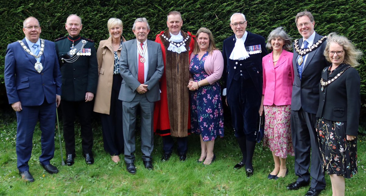 The town council of Wellington celebrated its 50th anniversary with a wonderful civic service held in St John's Church. It was a real pleasure to be there representing the Lord-Lieutenant, together my wife Joanne, especially as this was the church where we were married.
