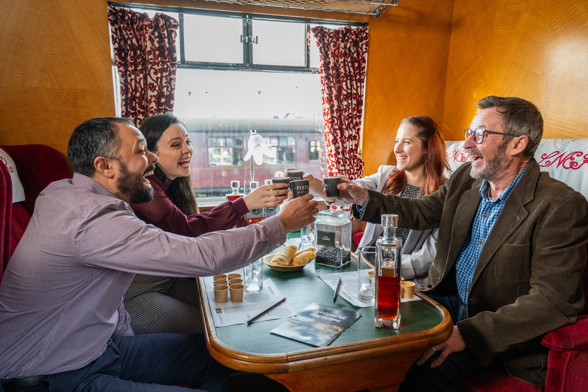 Gin Trains are back on Sat 11 and Sun 12 May. During the journey, the team from Piston Gin will talk about the botanicals and flavours in the SVR Coal Infused Gin. Find out more and pre-book at: svr.co.uk/experience/din… #gin #ginandtonic