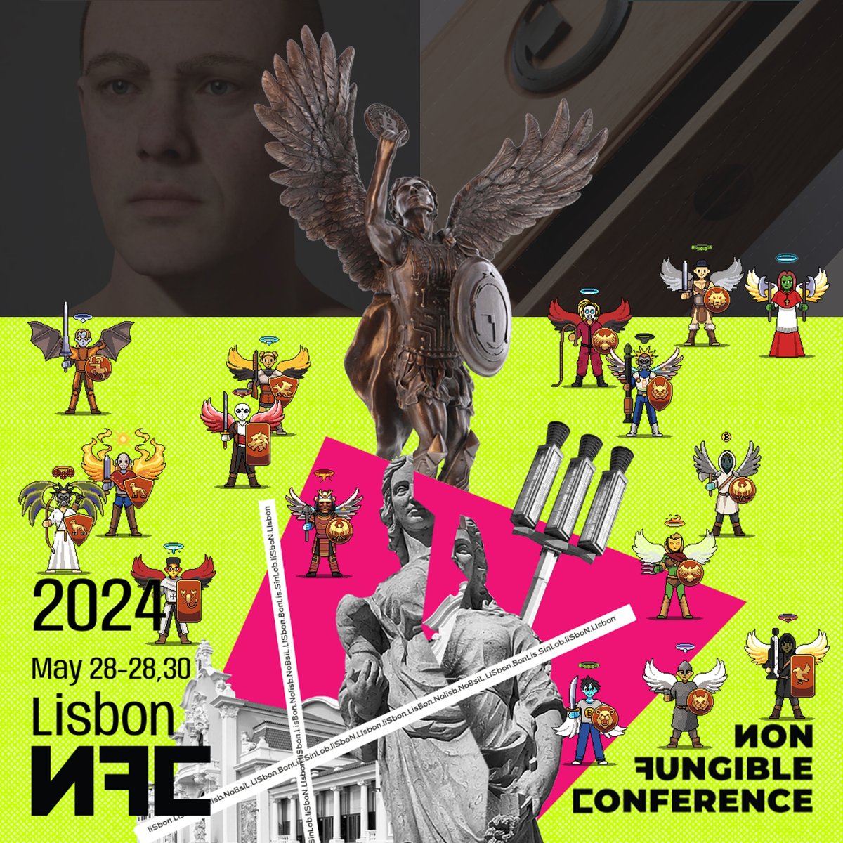 trevorjonesart's tweet image. Win 1 of 7 #CryptoAngel ordinal WL spots.

Come to my talk "How To Build A Universe" on the main stage at @NFCsummit to hear about my upcoming Bitcoin Angel bronze cast sculptures, video game &amp;amp; ordinals drop. I'll be giving away WL spots to 7 lucky attendees! Who's coming?